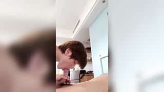 Student Handsome Fuck Hubby Twinks Raw in Home