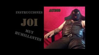 Instrucciones JOI - Audio humillante.