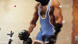 Large Bulge In Wrestling Singlet Workout Compilations