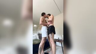Harry_jen Shorts Bizarre, Behind Fucking with a Wide Dong and Orgasm Together