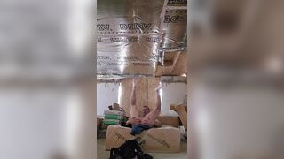 Horny after-work fuck with my dildo