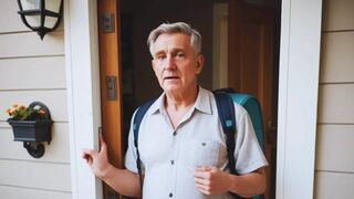 Teeny 18 Boned His Friend's Grandfather's Bum Hard - Narrated Version