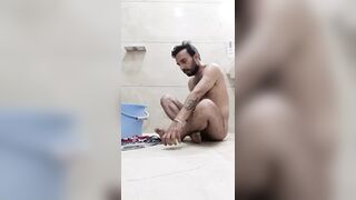 Indian uncle daddy blowing my cock butt father
