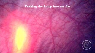 Look inside my Bladder as I push a Torch up my Rear-end