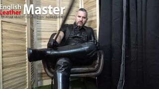 Leather Dom punishes you with mummification PREVIEW