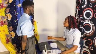 Teacher Headmaster and Student on a Show