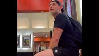 Gifted pounded me in the mall bathroom! He gave me milk in his mouth!