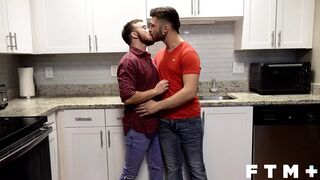 JockPussy - Tyler and Luke fuck bare in the kitchen