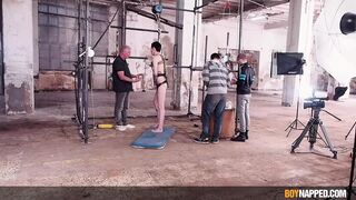 Boynapped: Master Kane tries on different toys on Justin Tiempos slim body