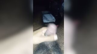 Jim explodes a monstrous load on a table