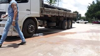 Kinky trucker!
